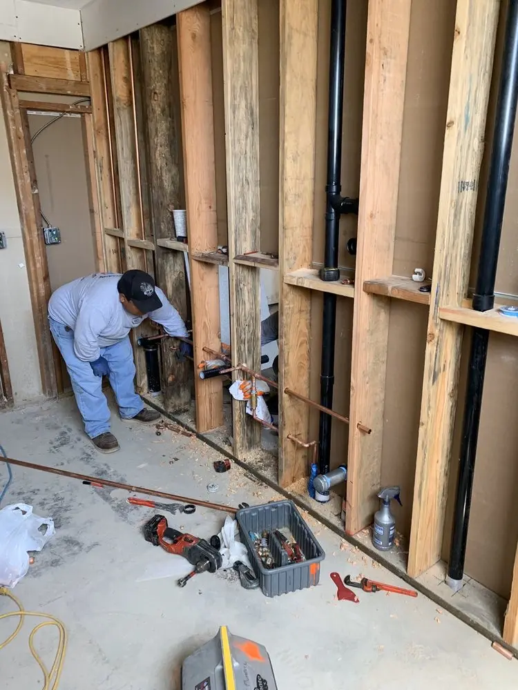 Commercial rough-in plumbing for Trenchless Sewer Repair in Gunbarrel